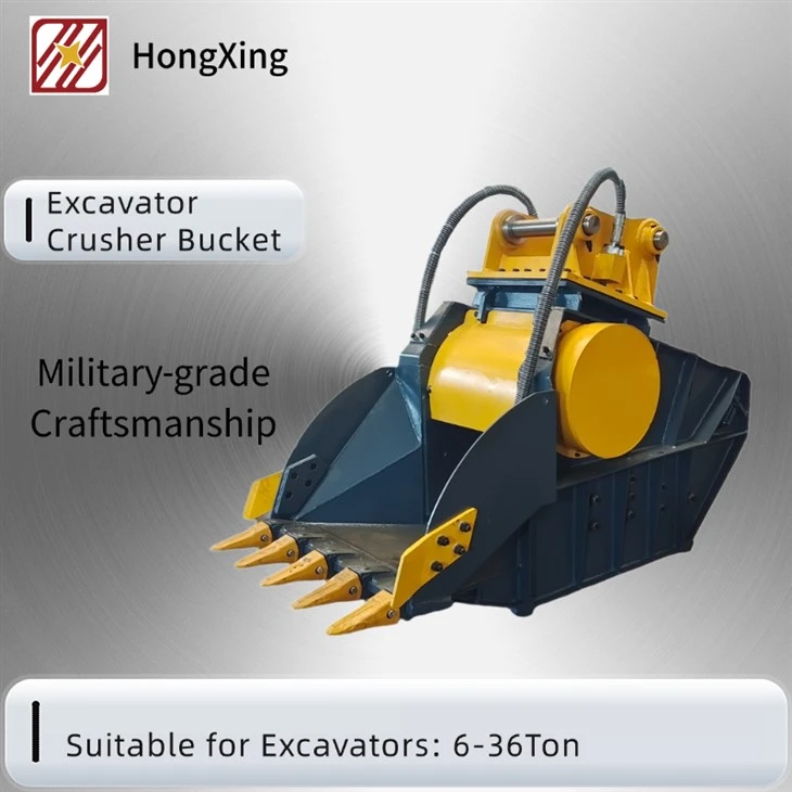 Stone Quarry Excavator Crusher Bucket Stone Quarry Excavator Crusher Bucket